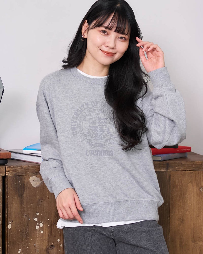 GoldenBear ゴールデンベア クルーロゴスウェット