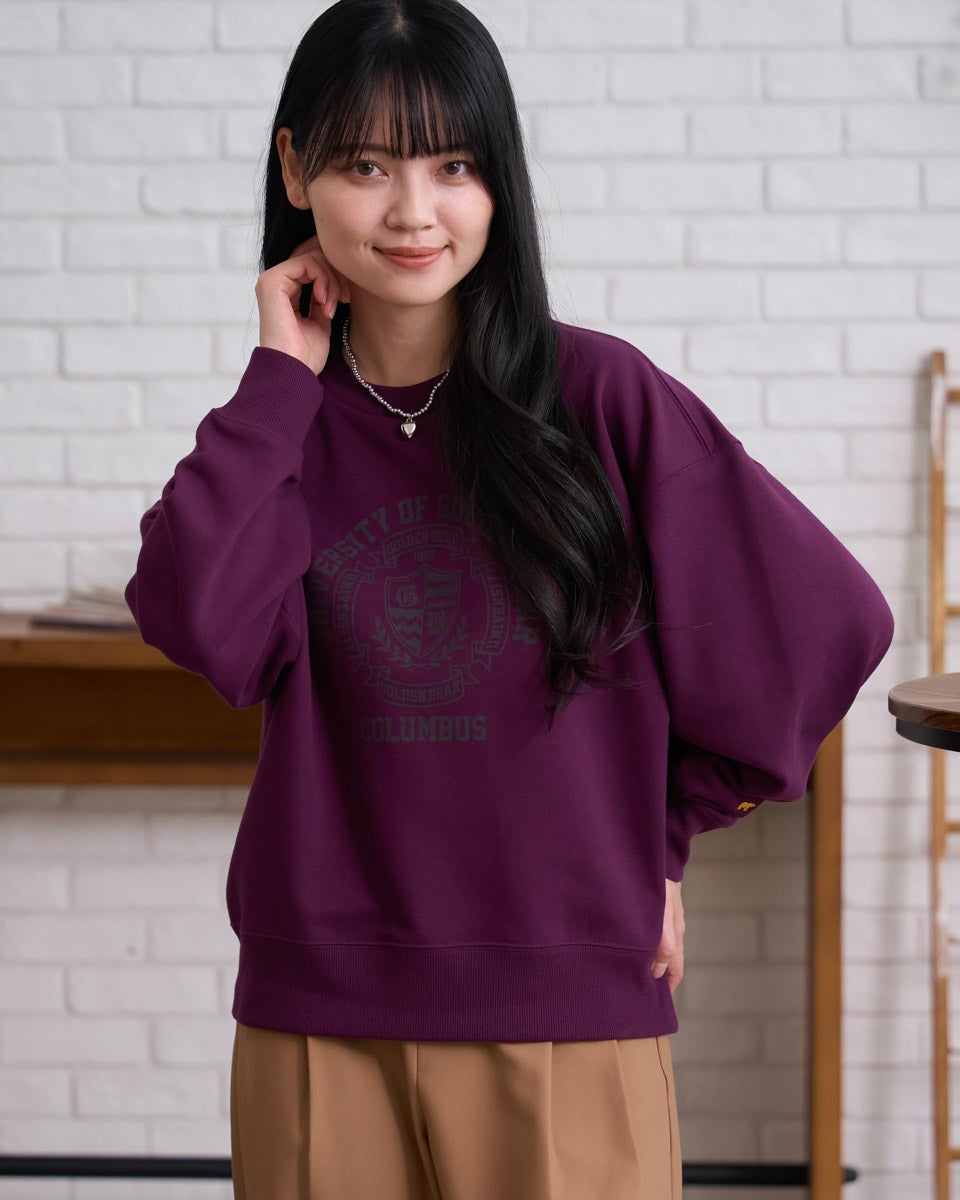 GoldenBear ゴールデンベア クルーロゴスウェット