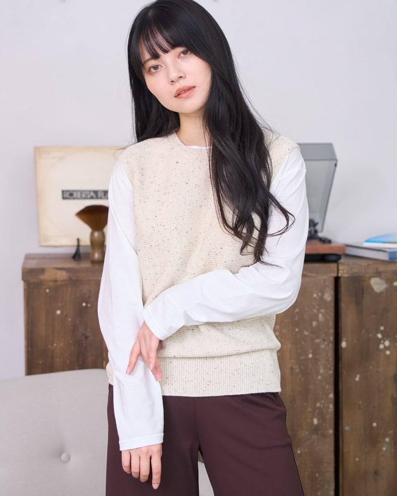 GoldenBear ゴールデンベア 洗えるカラーネップベスト