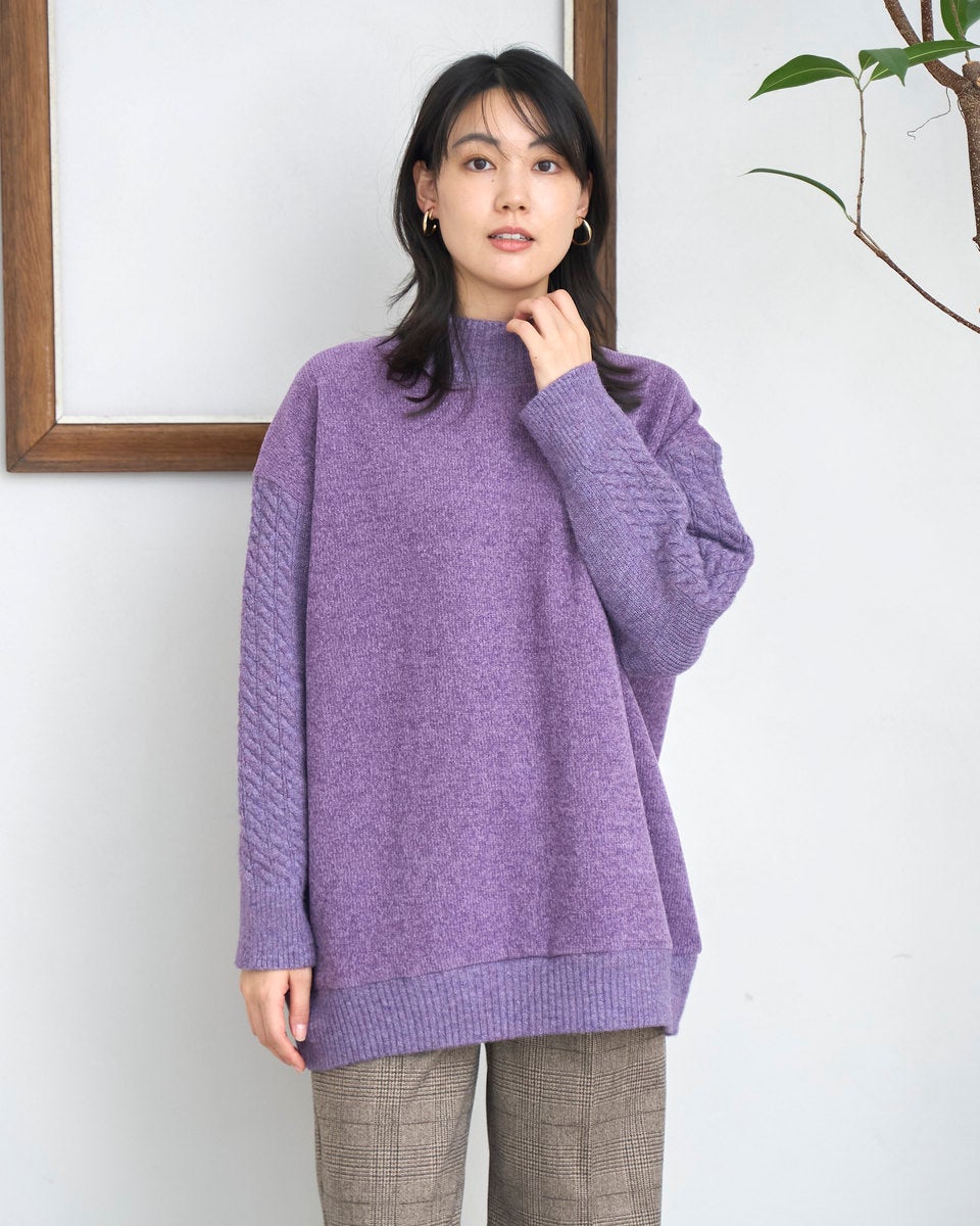 GoldenBear ゴールデンベア ニットコンビカットソー