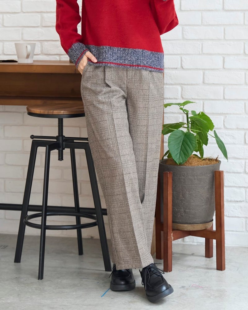 GoldenBear ゴールデンベア タックストレートパンツ