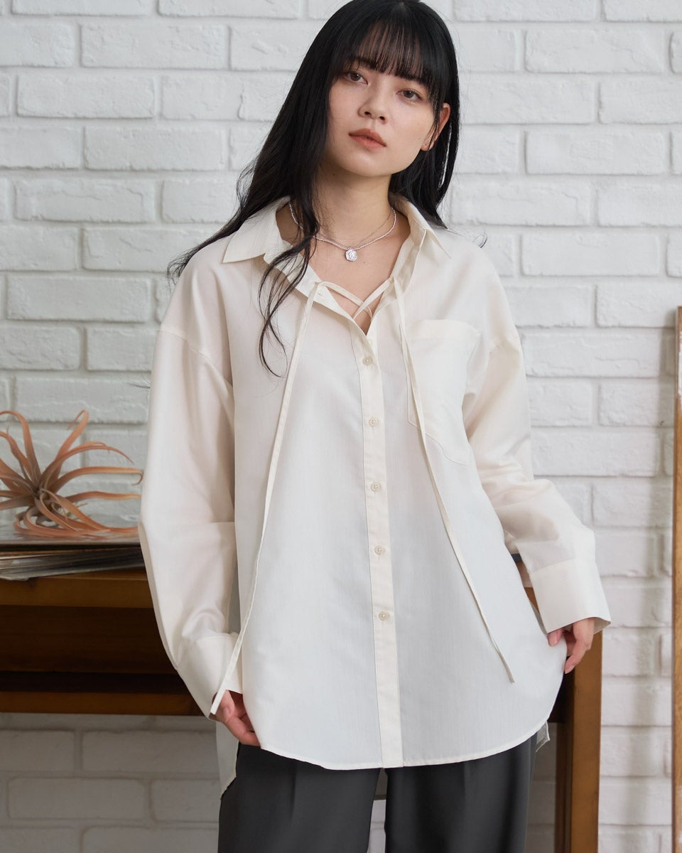 GoldenBear ゴールデンベア 編み上げシャツ