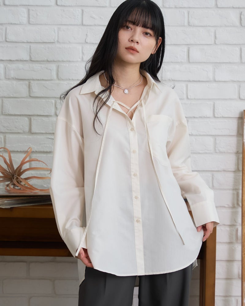 GoldenBear ゴールデンベア 編み上げシャツ