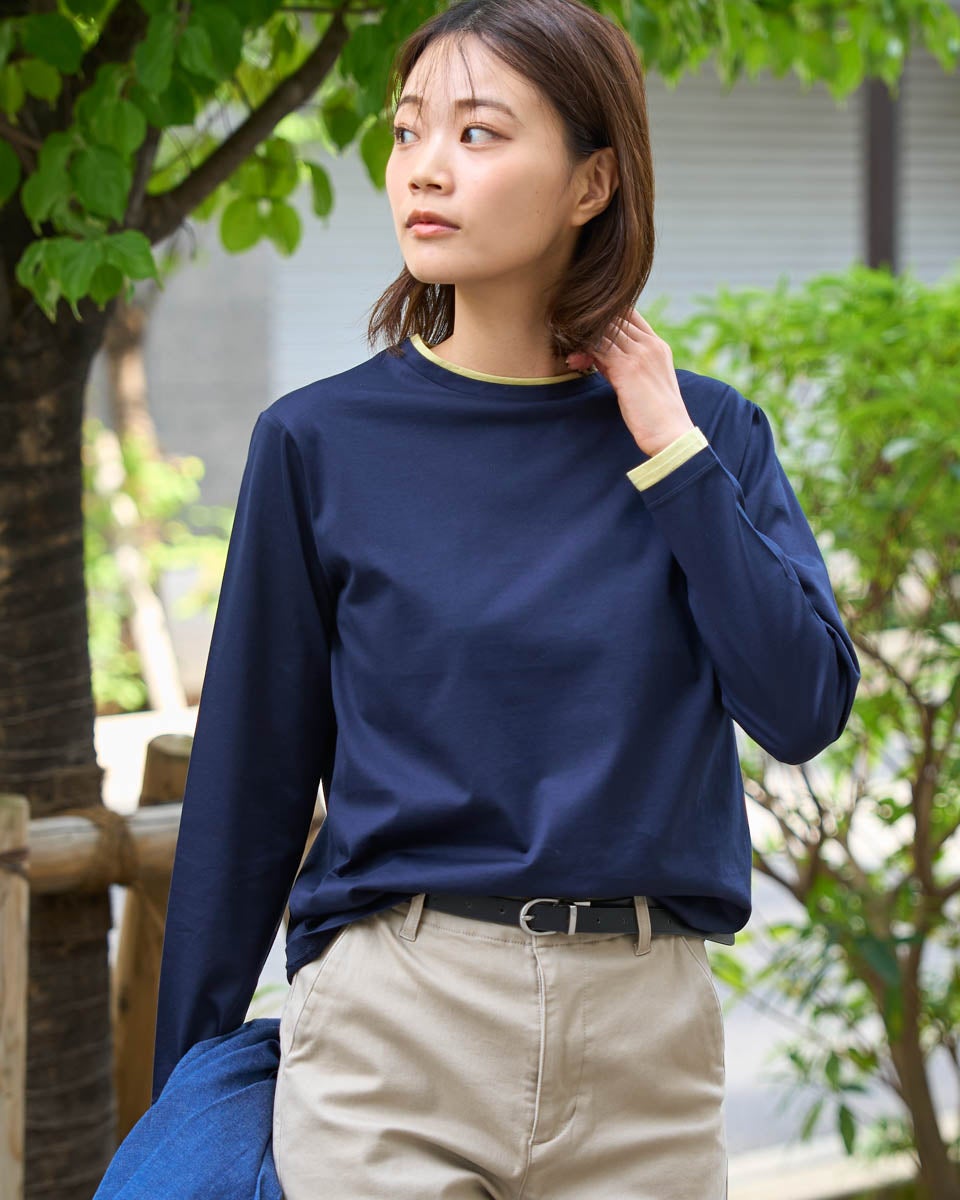 GoldenBear ゴールデンベア オーガニックコットンレイヤードカットソー