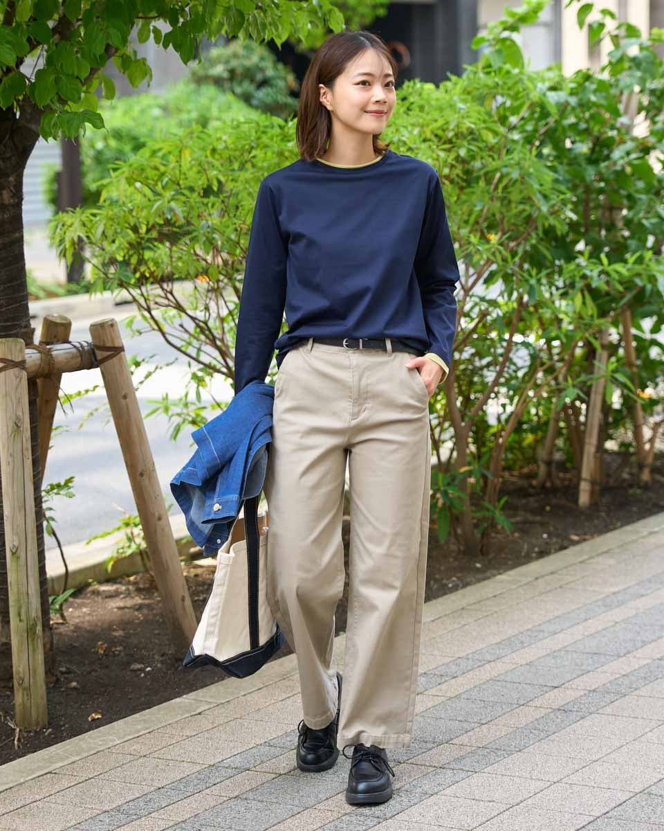 GoldenBear ゴールデンベア オーガニックコットンレイヤードカットソー