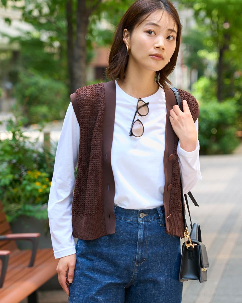 GoldenBear ゴールデンベア ニットジレ