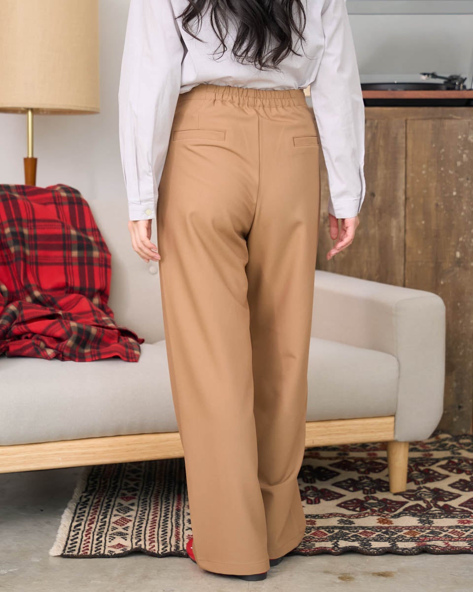 White Labelストレッチタックパンツ | ゴールデンベアストア