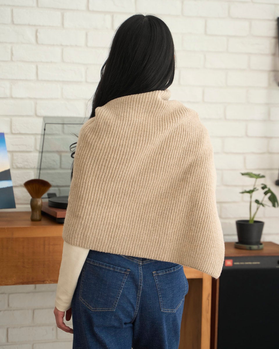 White Labelウォッシャブル変形ケープ | ゴールデンベアストア