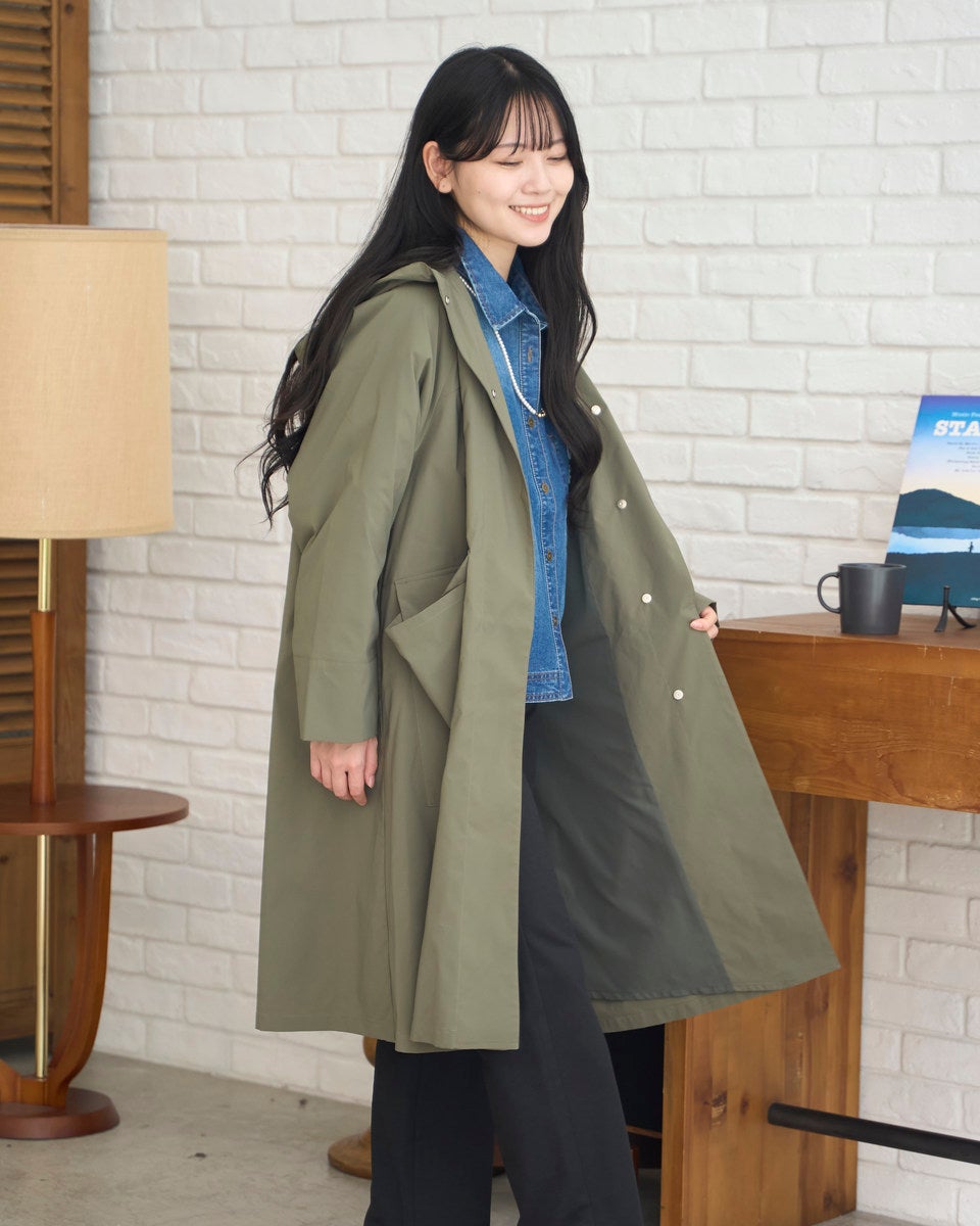 White Labelはっ水ロングコート | ゴールデンベアストア