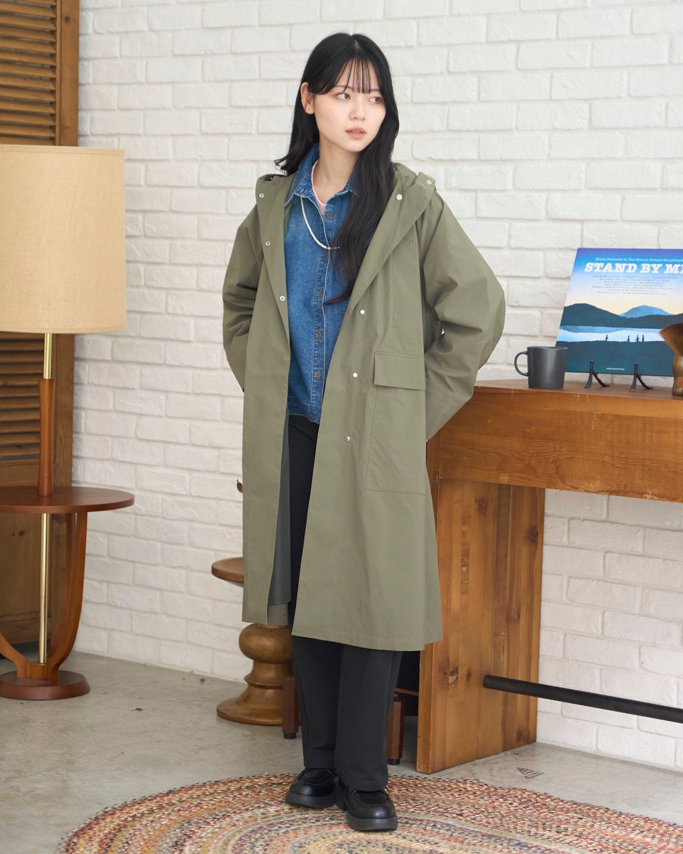 White Labelはっ水ロングコート | ゴールデンベアストア