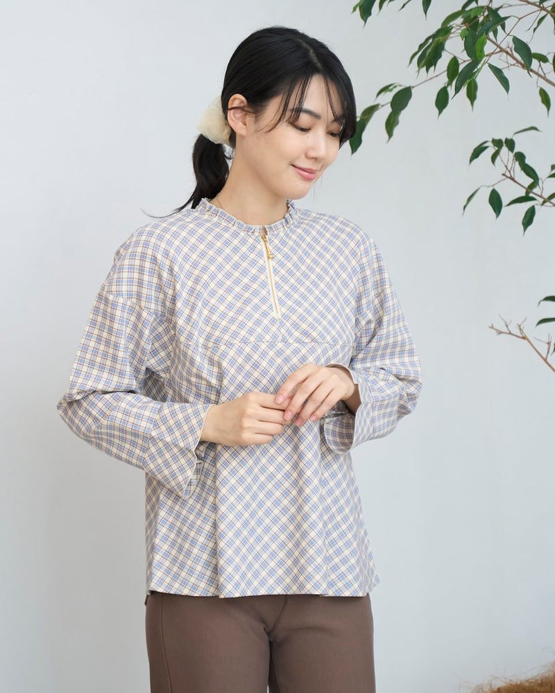 GoldenBear ゴールデンベア チェックブラウス