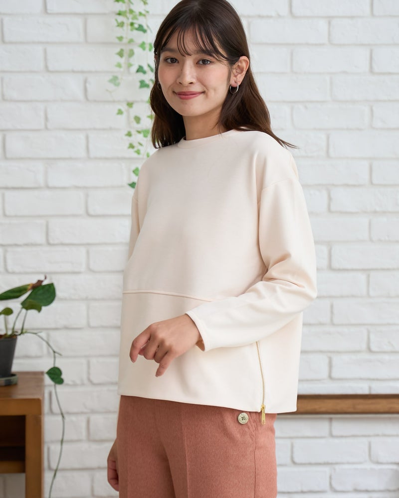 GoldenBear ゴールデンベア サイドZIPカットソー