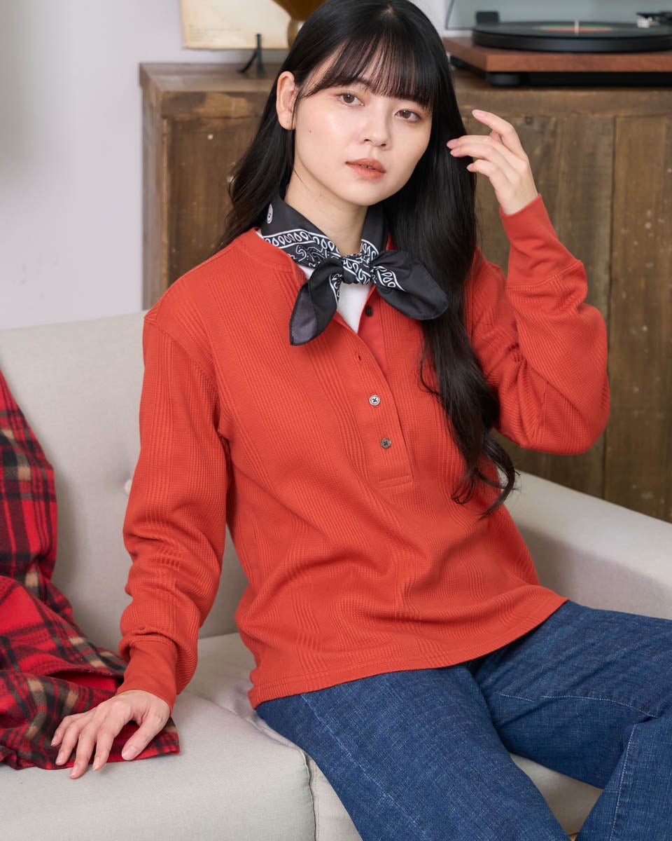 GoldenBear ゴールデンベア ヘンリーネックカットソー