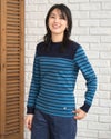 GoldenBear ゴールデンベア オーガニックコットンハイネック切替Tシャツ