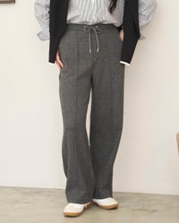 GoldenBear ゴールデンベア ニットピンタックパンツ