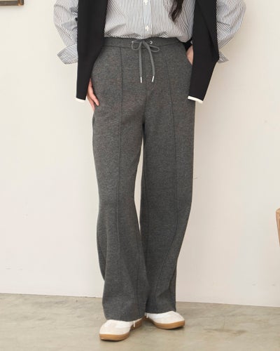 GoldenBear ゴールデンベア ニットピンタックパンツ